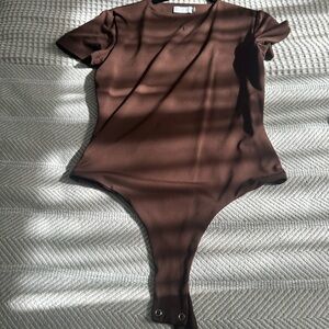 Meshki Chocolate Brown Bodysuit